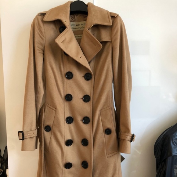 Burberry Sandringham trench coat 100% cashmere - Picture 5 of 8